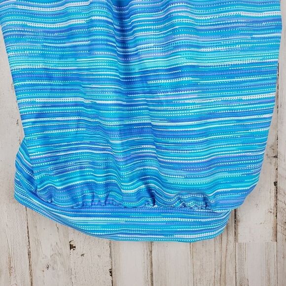 Free Country Swimsuit Top Slate Blue Size Medium - Picture 5 of 9
